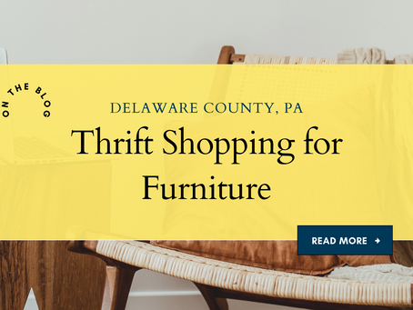Thrift Shopping for Furniture
